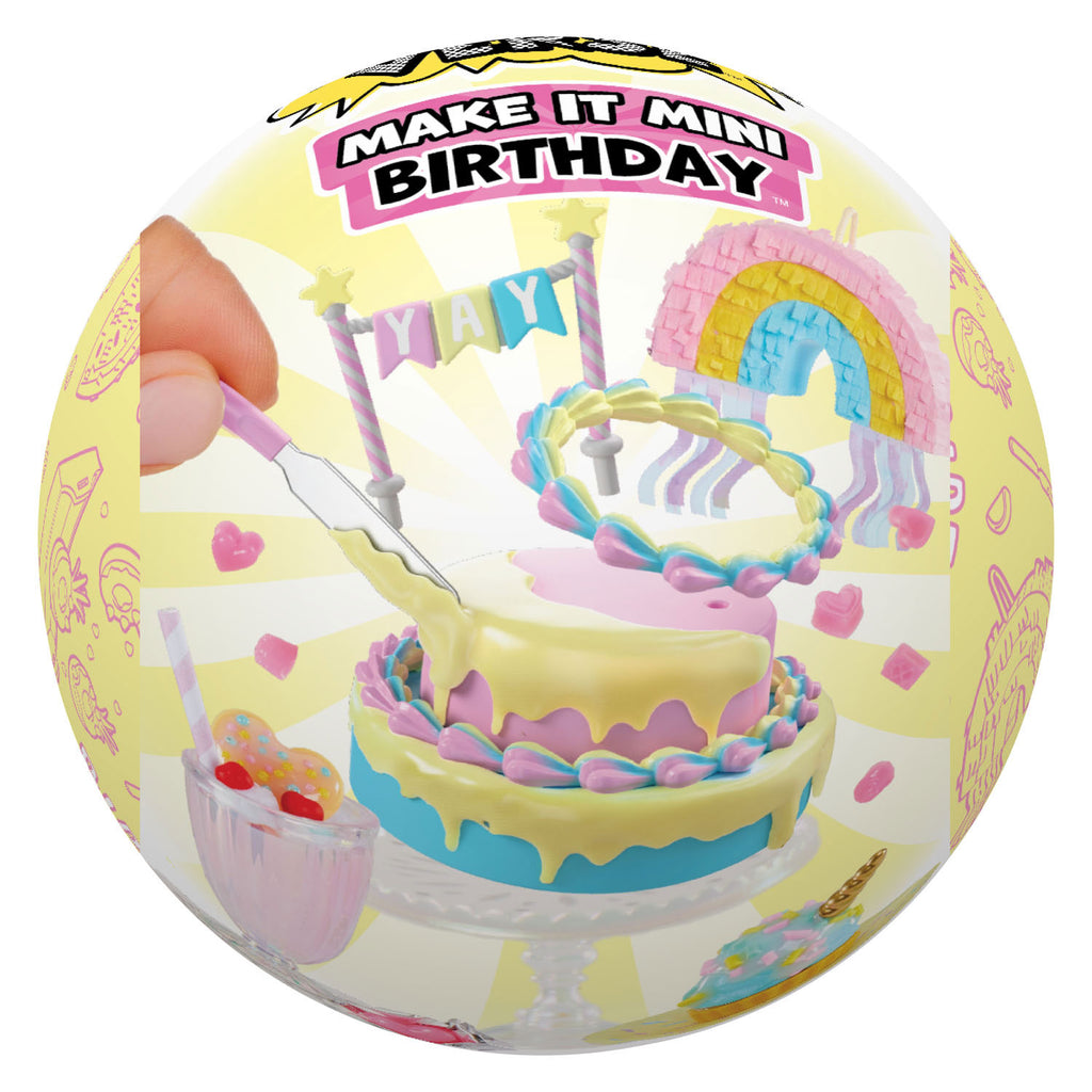 Mga entertainment miniverse - make it mini birthday knutselen (assortiment product)