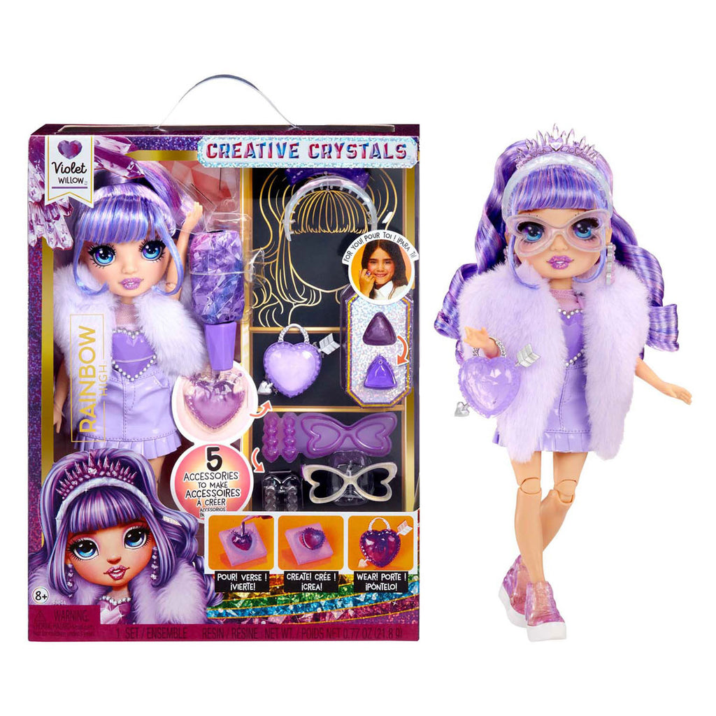 MGA Entertainment Rainbow High Crystal Fashion Modepuppe - violett