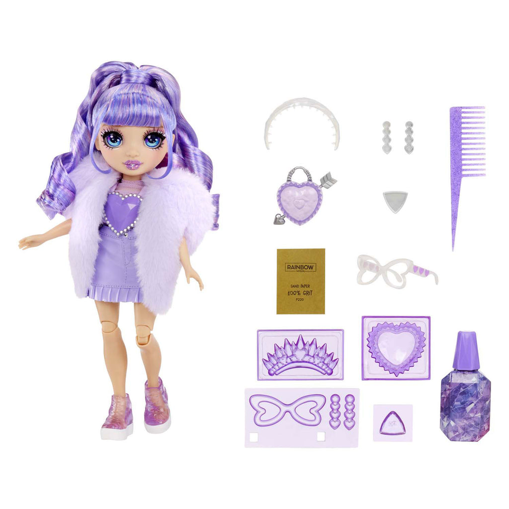 MGA Entertainment Rainbow High Crystal Fashion Modepuppe - violett