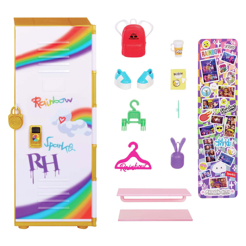 MGA Entertainment Rainbow High sicheres Spielset mit Zubehör