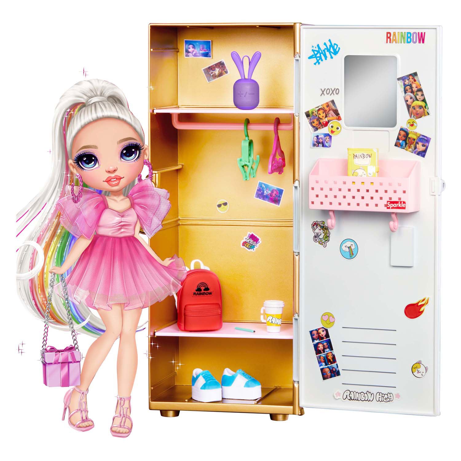 MGA Entertainment Rainbow High sicheres Spielset mit Zubehör