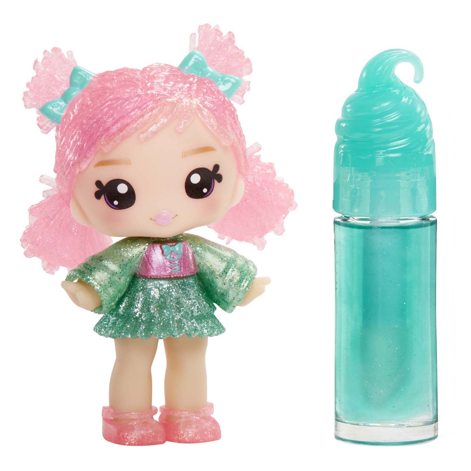 MGA Entertainment Yummiland Puppe – Susie Sour Straw mit Lipgloss-Set