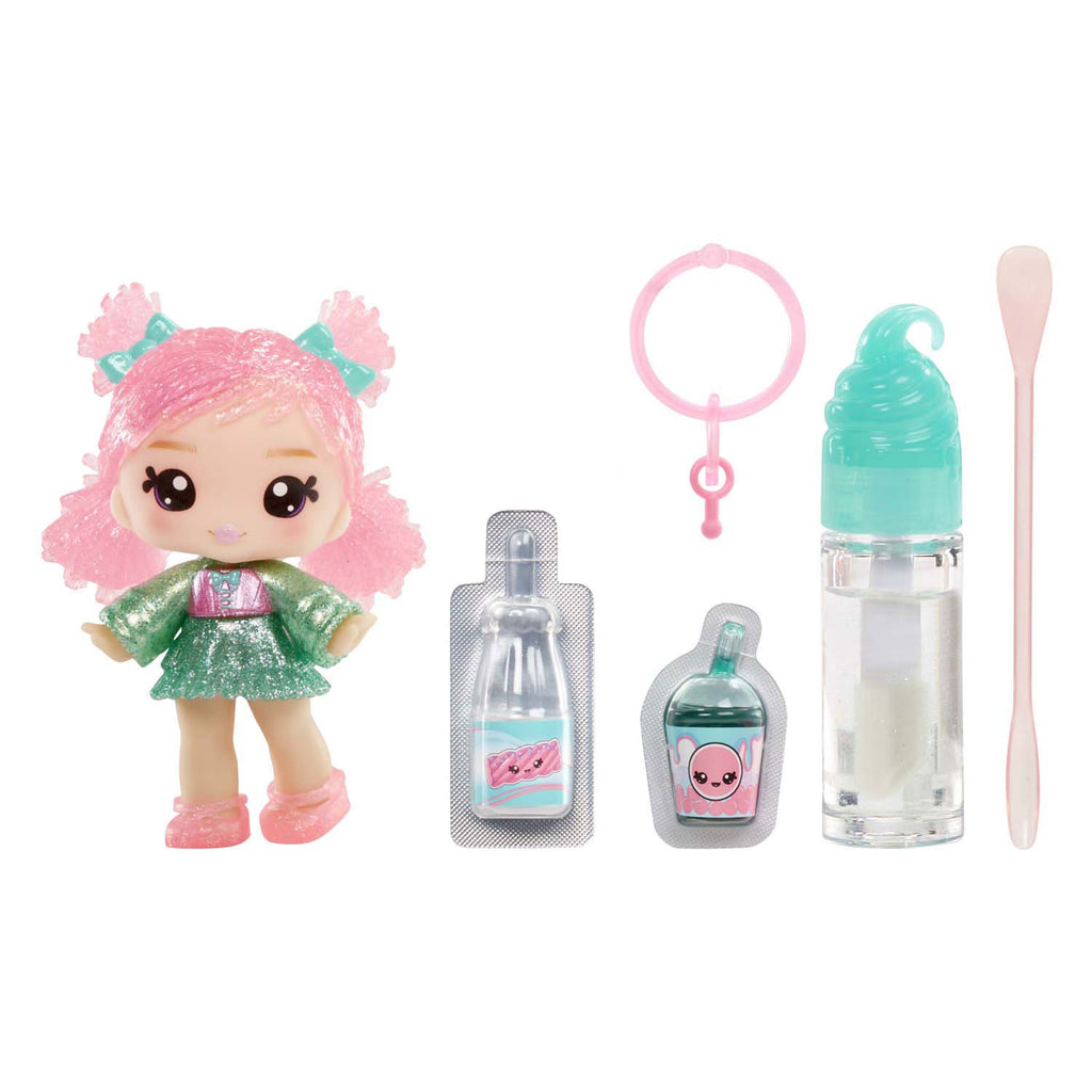 MGA Entertainment Yummiland Puppe – Susie Sour Straw mit Lipgloss-Set