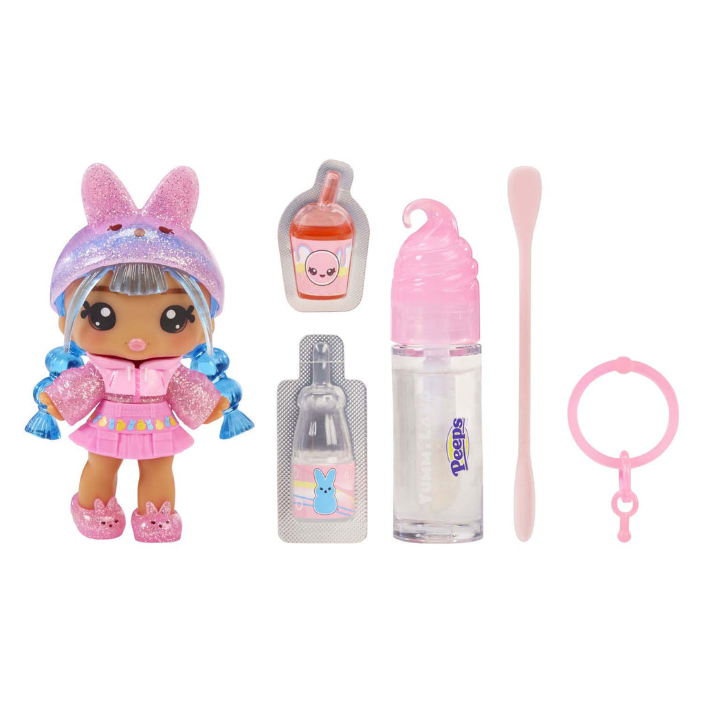 MGA Entertainment Yummiland Pop - Easter Marsha Pink Pink mit Lipgloss-Set