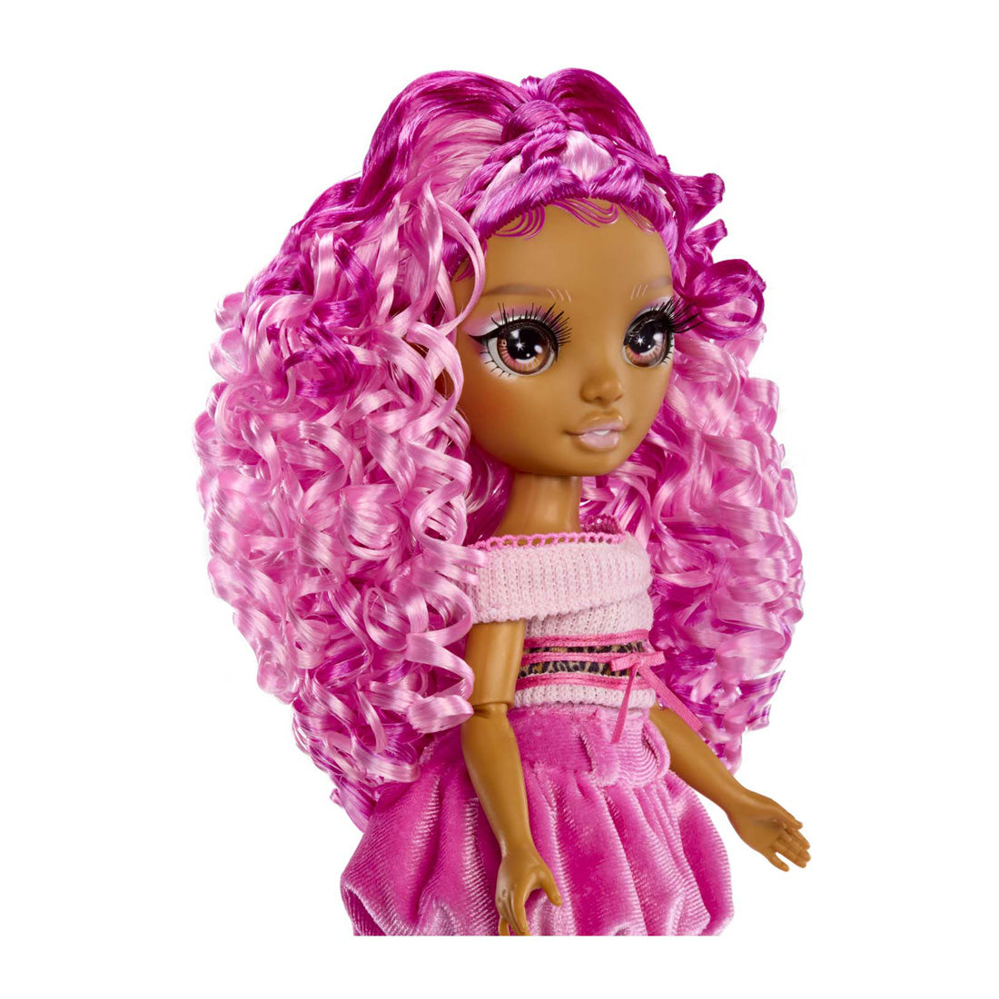 MGA Entertainment Regenbogen-Glitzer-Modepuppe rosa