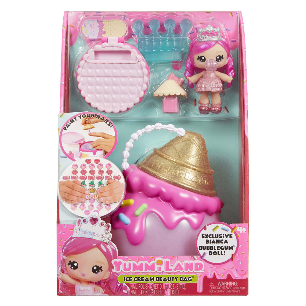 MGA Entertainment Beauty-Bag-Spielset + Lipgloss-Pop - Eiscreme-Beauty-Bag