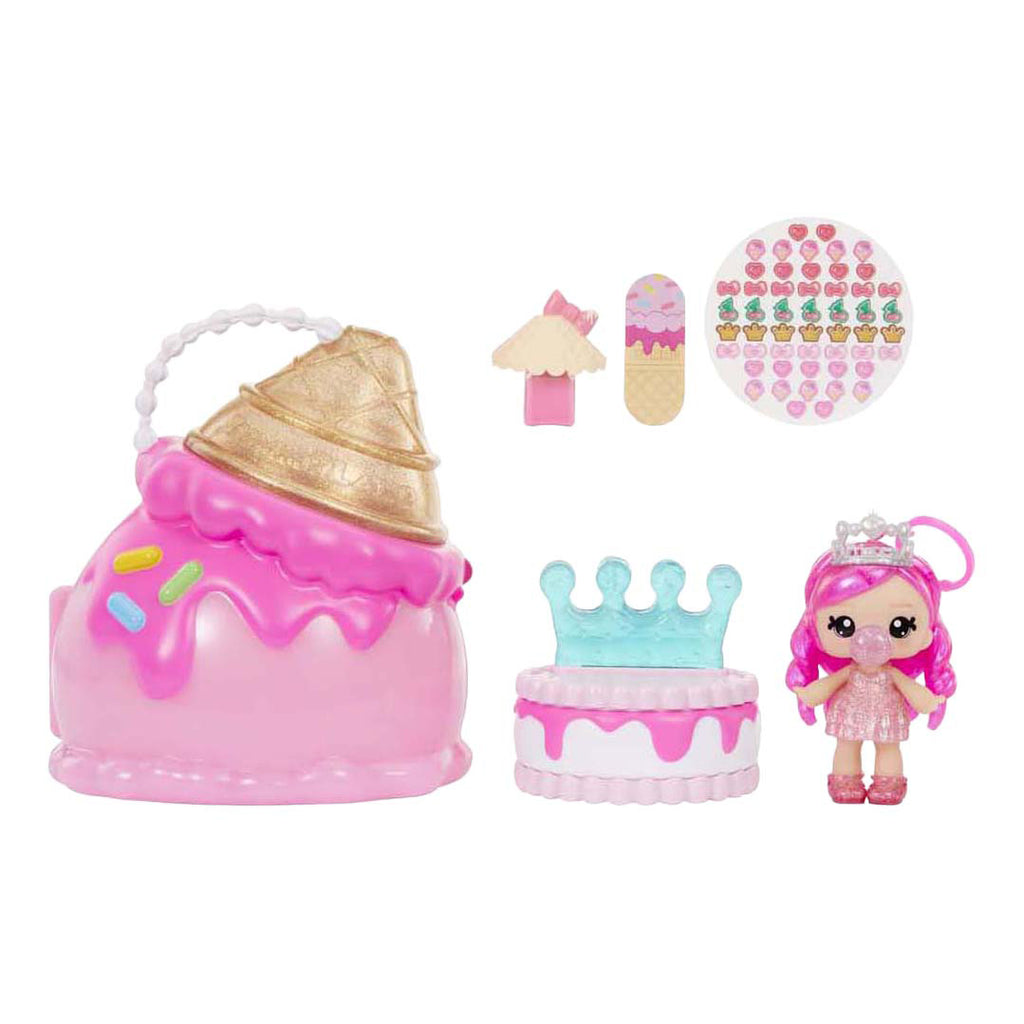 MGA Entertainment Beauty-Bag-Spielset + Lipgloss-Pop - Eiscreme-Beauty-Bag