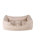 Rosenholz 40 Winks Hundebett dünner Köper beige