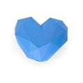 Battersea-Lebensmittelballherz aus Gummi blau