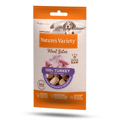 Natures Variety gefriergetrocknete Fleischstücke Pute