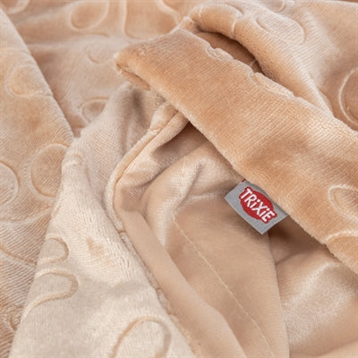 Trixie Hundedecke Barry, weicher Plüsch, beige
