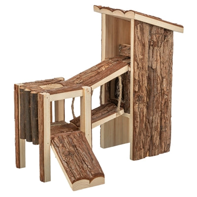 Trixie Spielplatz Tjorven Mäuse Hamster Rinde Holz
