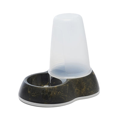 Savic Futterspender-Schlaufe Marmor Schwarz Gold