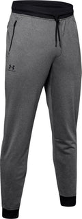 Under armour sportstyle tricot jogger heren sportbroek - grijs zwart xxl