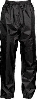 Ralka waterdichte regenbroek met rits - ademend - maat m - zwart - unisex - hiking m