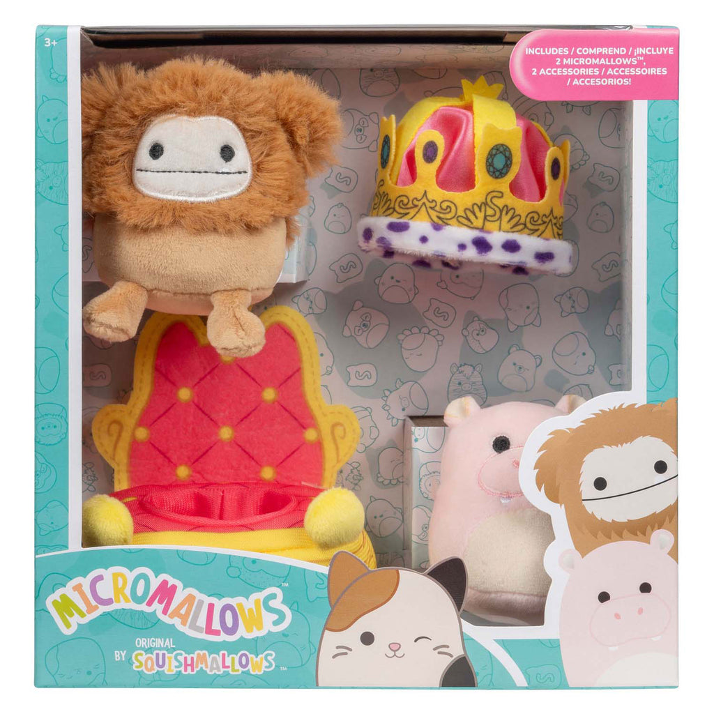 Squishmallows Kuscheltier Plüsch Micromallows - Paradewagen, 4 Stück.