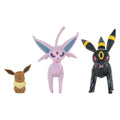 Jazwares pokémon evolution multipacks - eevee, umbreon espeon