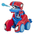 Jazwares spidey and amazing friends - spidey-rex racevoertuig
