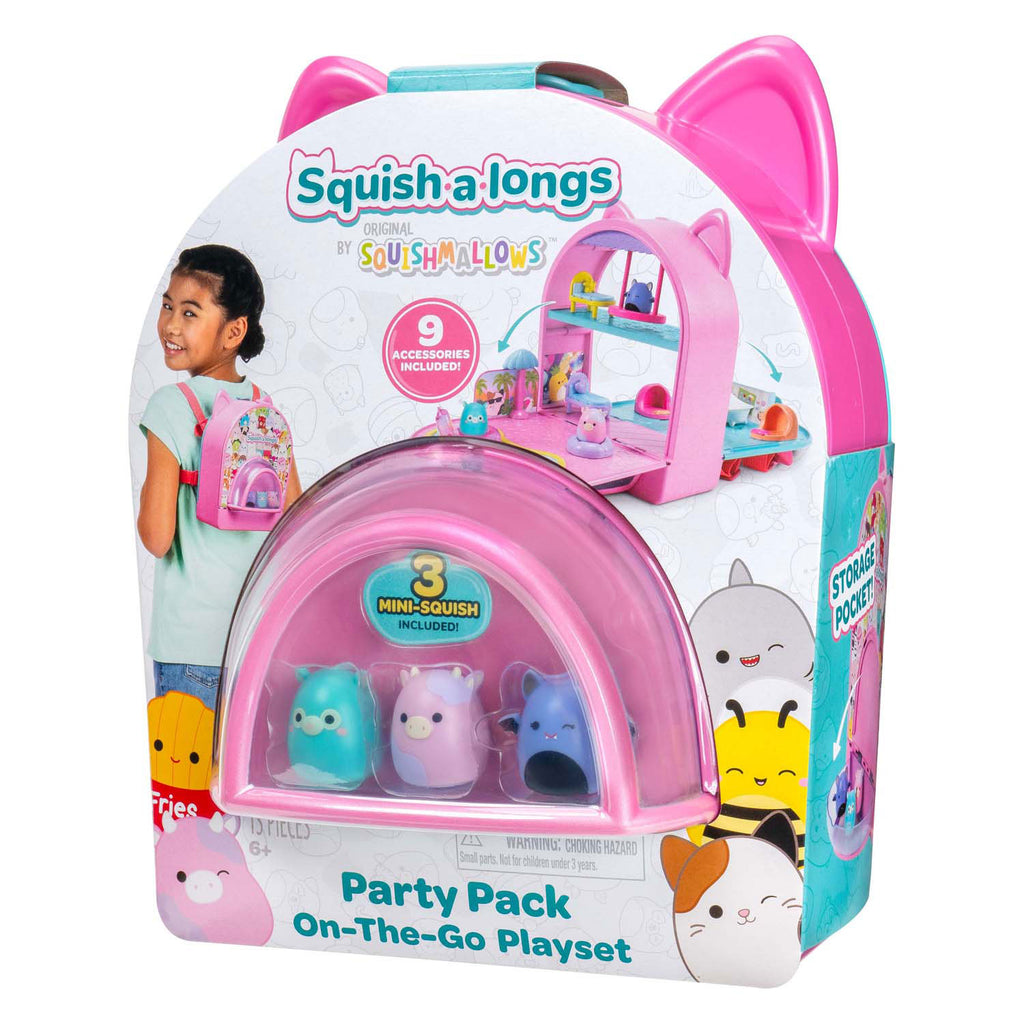 Squishmallows – Squish-a-longs Spielset für unterwegs