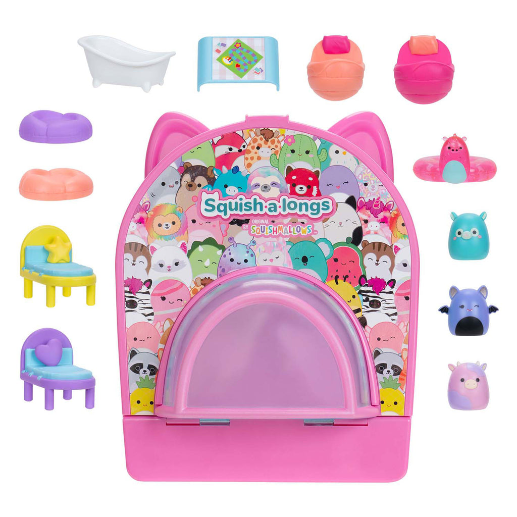 Squishmallows – Squish-a-longs Spielset für unterwegs