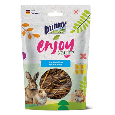 Hase Natur genießen Natur Weidenholz