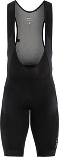 Craft core essence bib shorts m heren fietsbroek - zwart - zilver