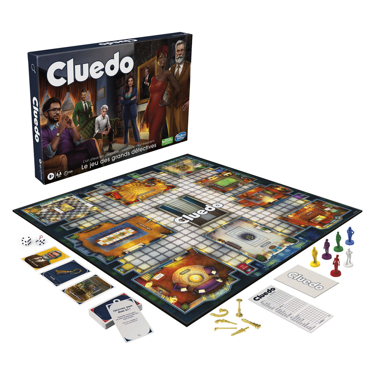 Hasbro cluedo het klassieke misdaadspel