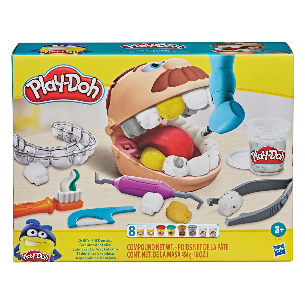 Play-doh top tandarts - 8 kleipotjes
