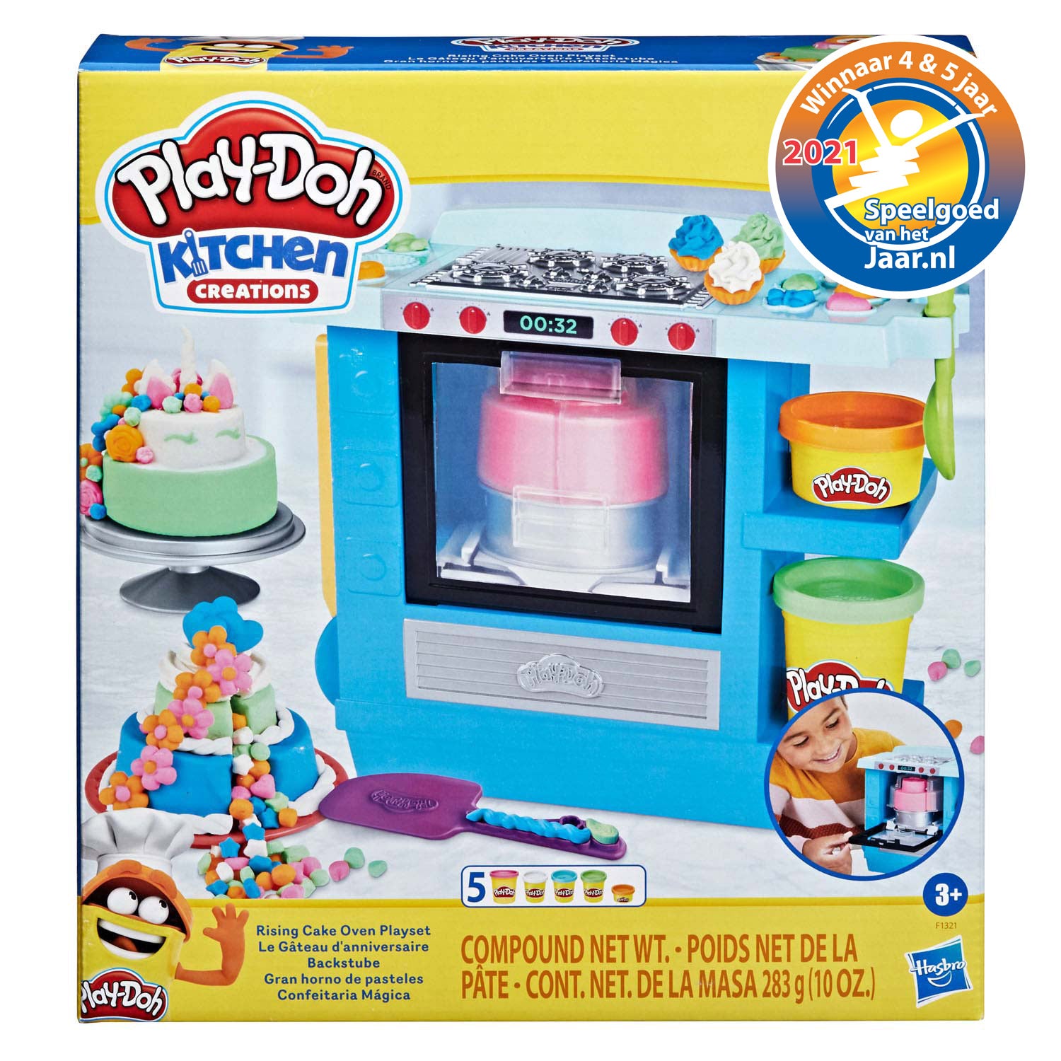 Play-doh hasbro prachtige taarten oven