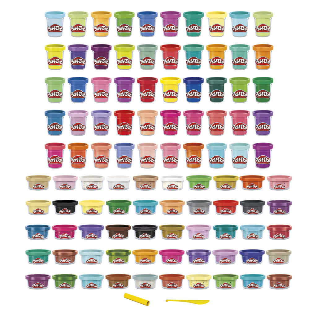 Play-Doh Wow 100 Knete-Sortiment, 100 Glaser