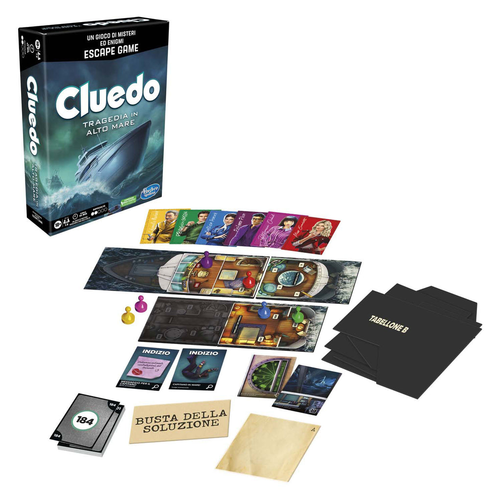 Hasbro Cluedo Flucht Sabotage auf See Brettspiel