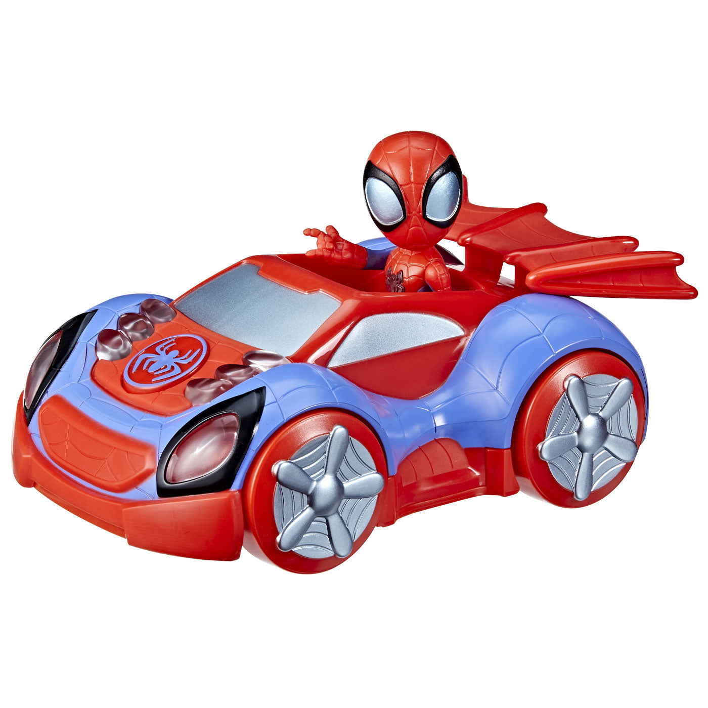 Hasbro spidey and friends glow tech web crawler assorti
