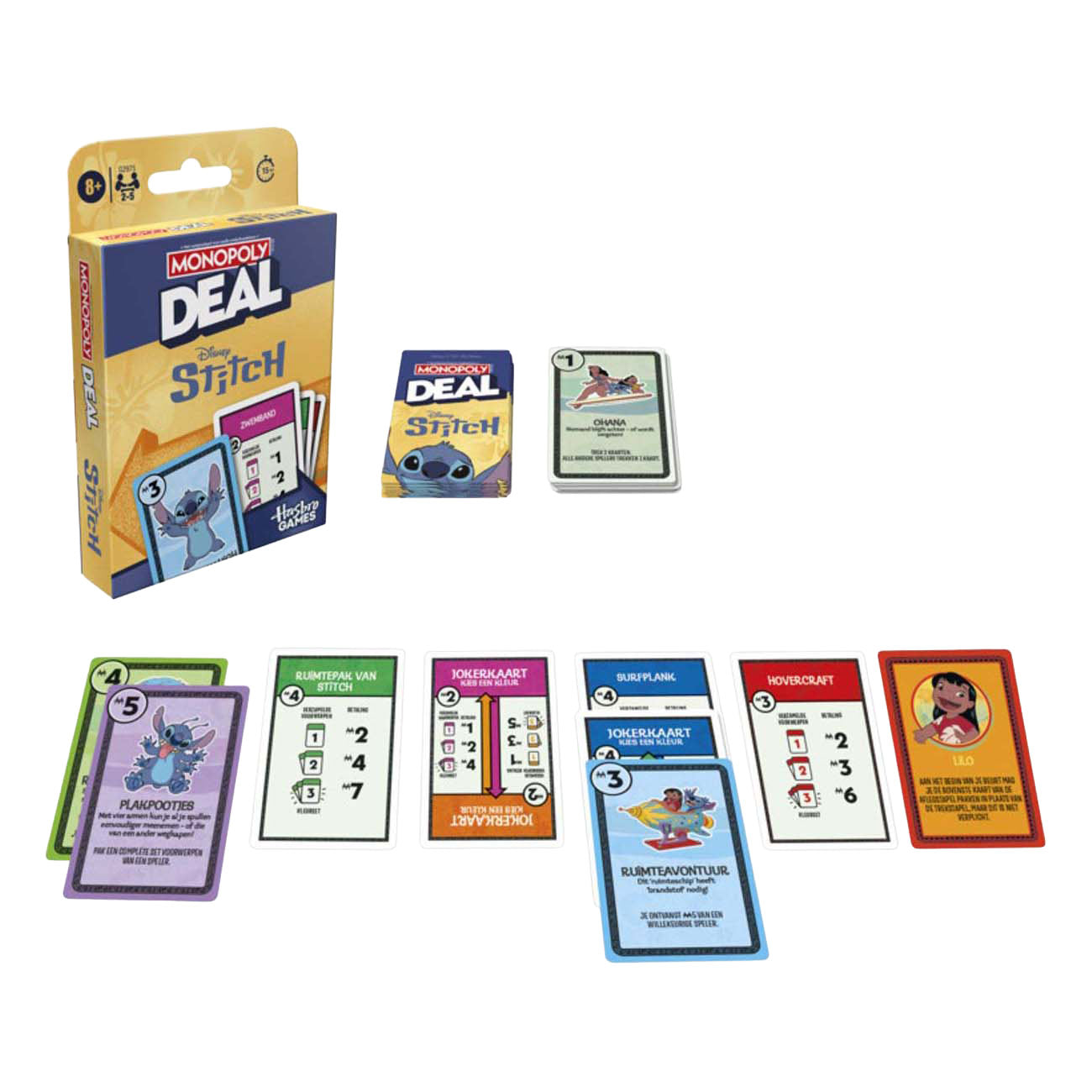 Hasbro Monopoly Deal Disney Stitch