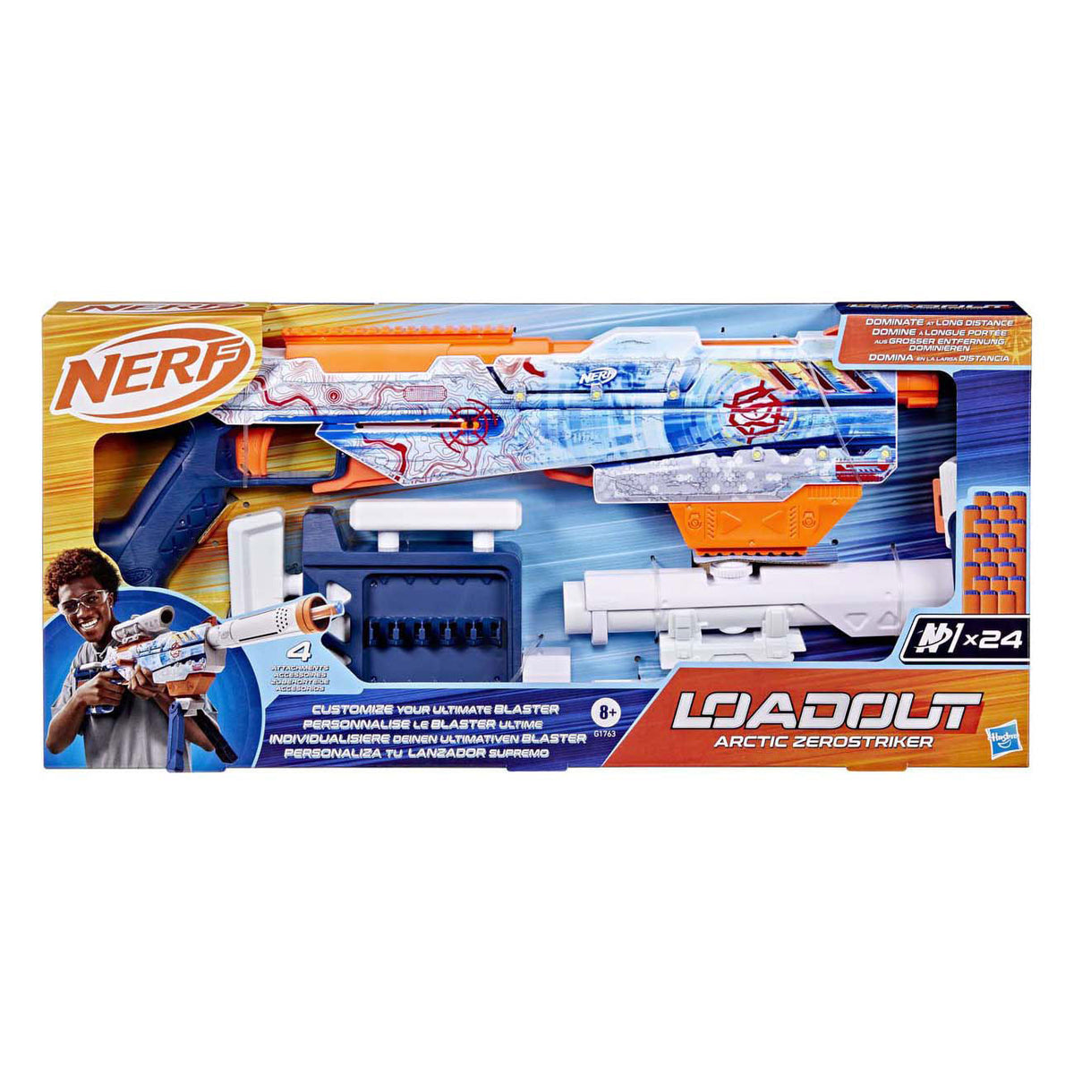 Nerf-Ausrüstung Arctic Zerostriker Blaster
