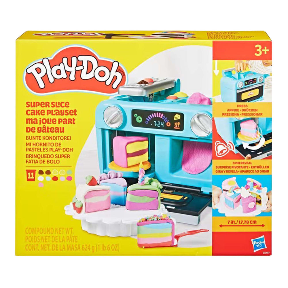 Play-doh taart met laagjes - boetseerklei