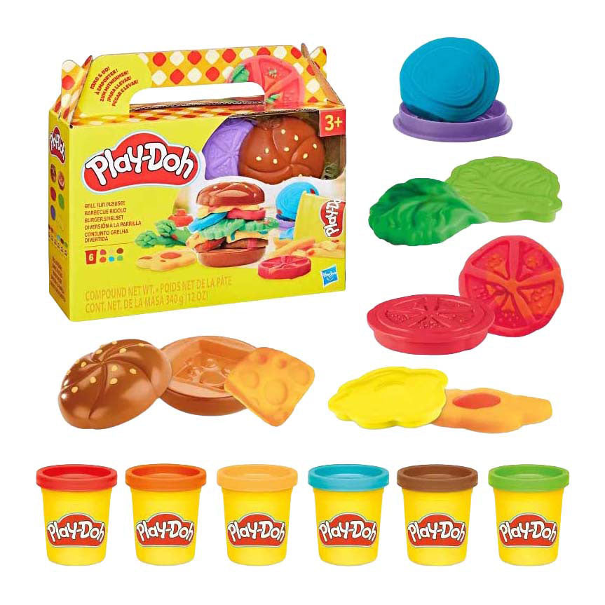Play-Doh Grillspaß – 6 Tontöpfe