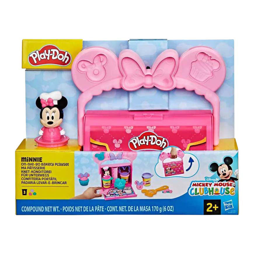 Hasbro play-doh disney junior minnie on-the-go bakery playset