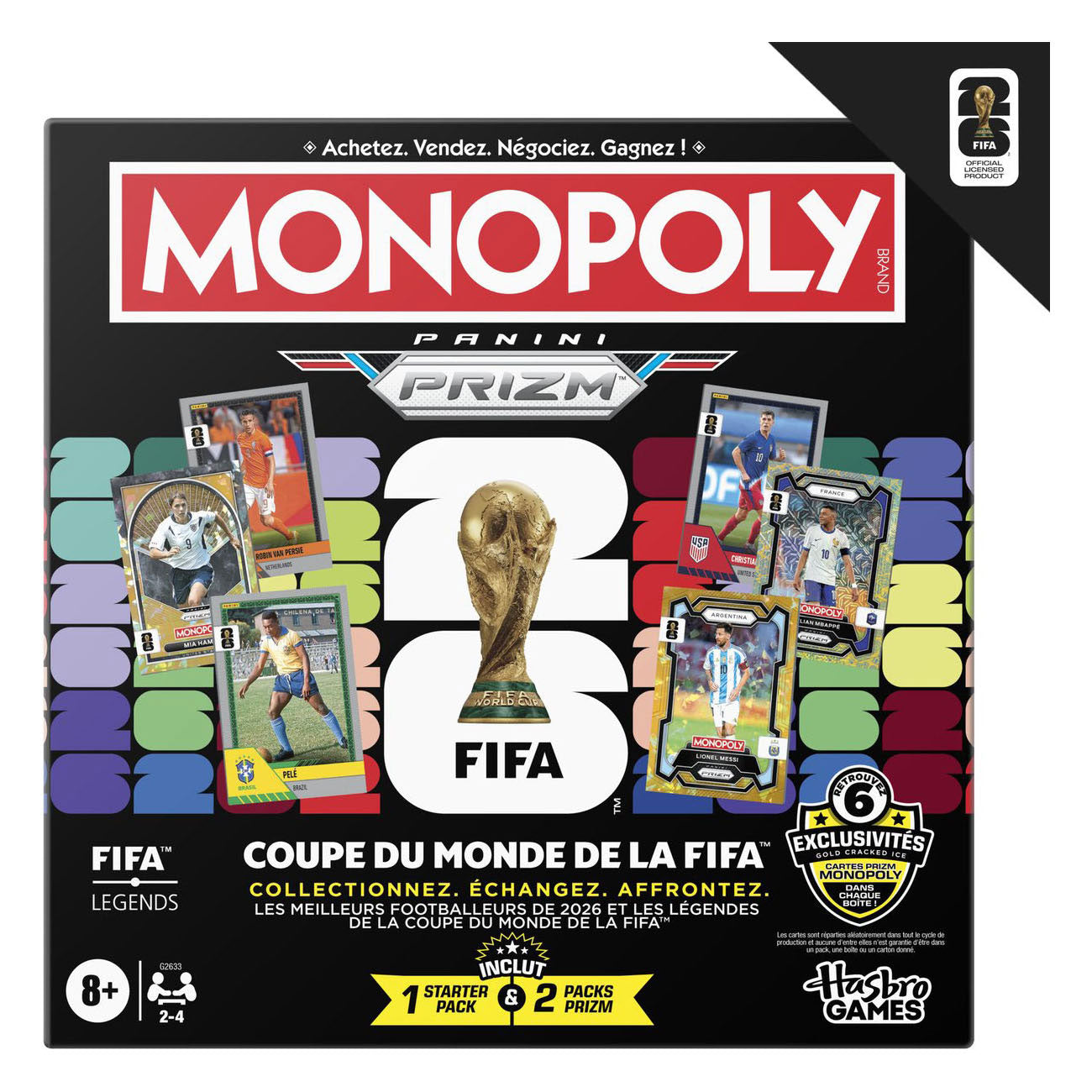 Hasbro monopoly fifa editie - franstalig