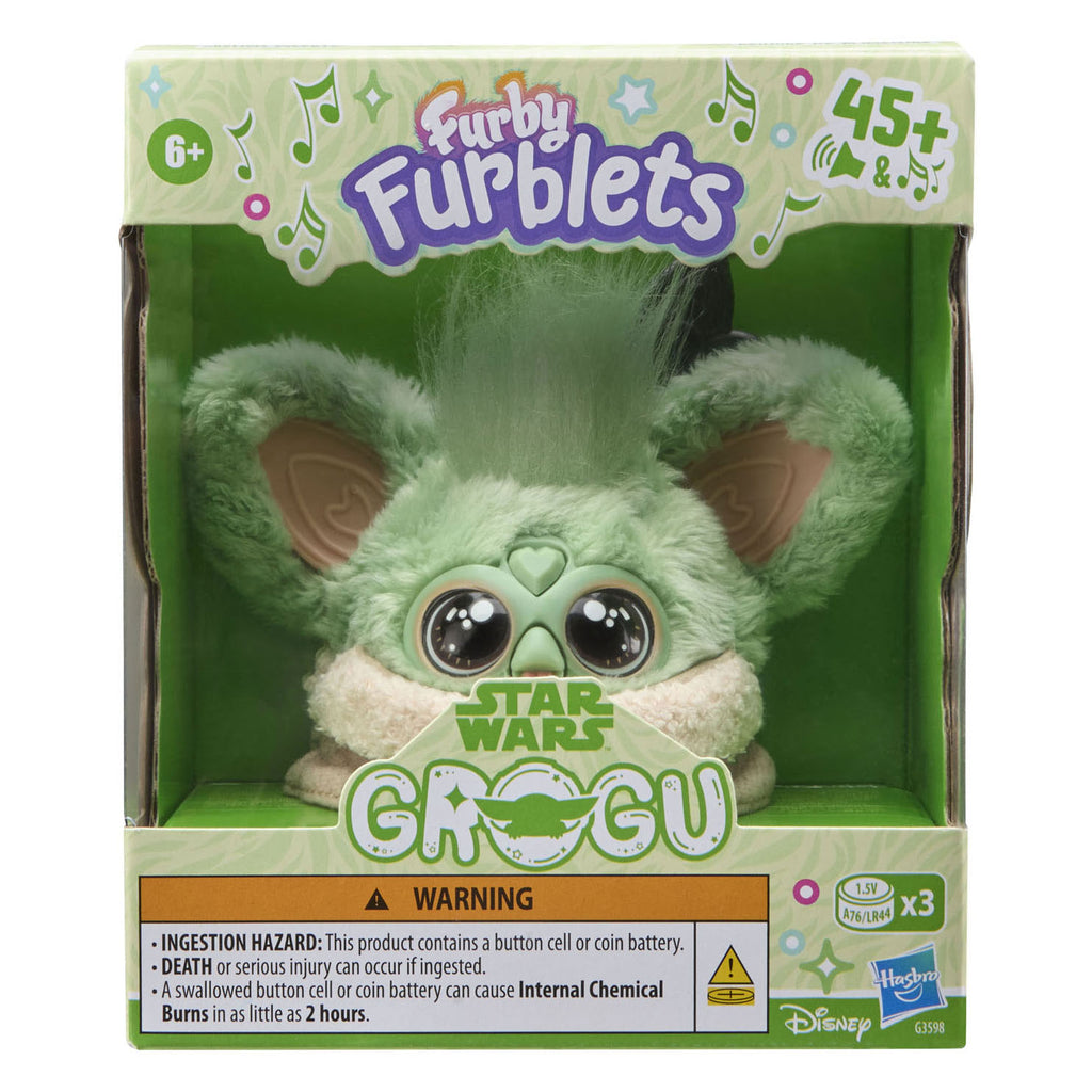 Hasbro furby fublets grogu interactieve knuffel