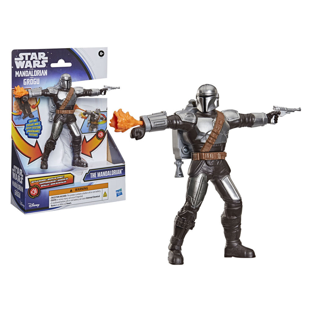 Hasbro star wars actiefiguur mandalorian fx met accessoires 15 cm.