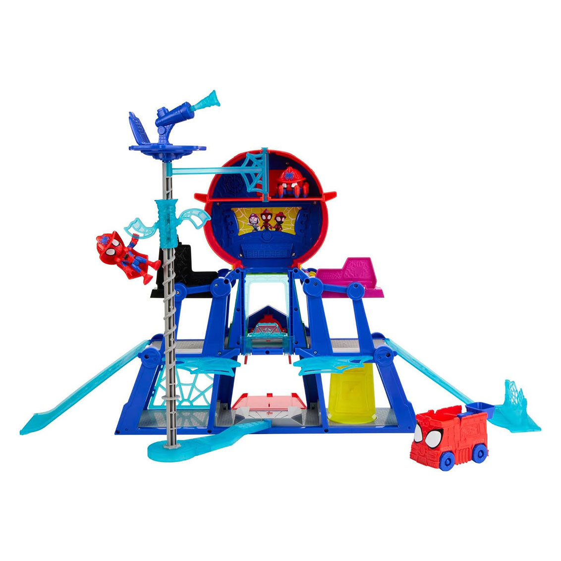 Hasbro marvel spidey and his amazing friends rescue-webs hoofdkwartier
