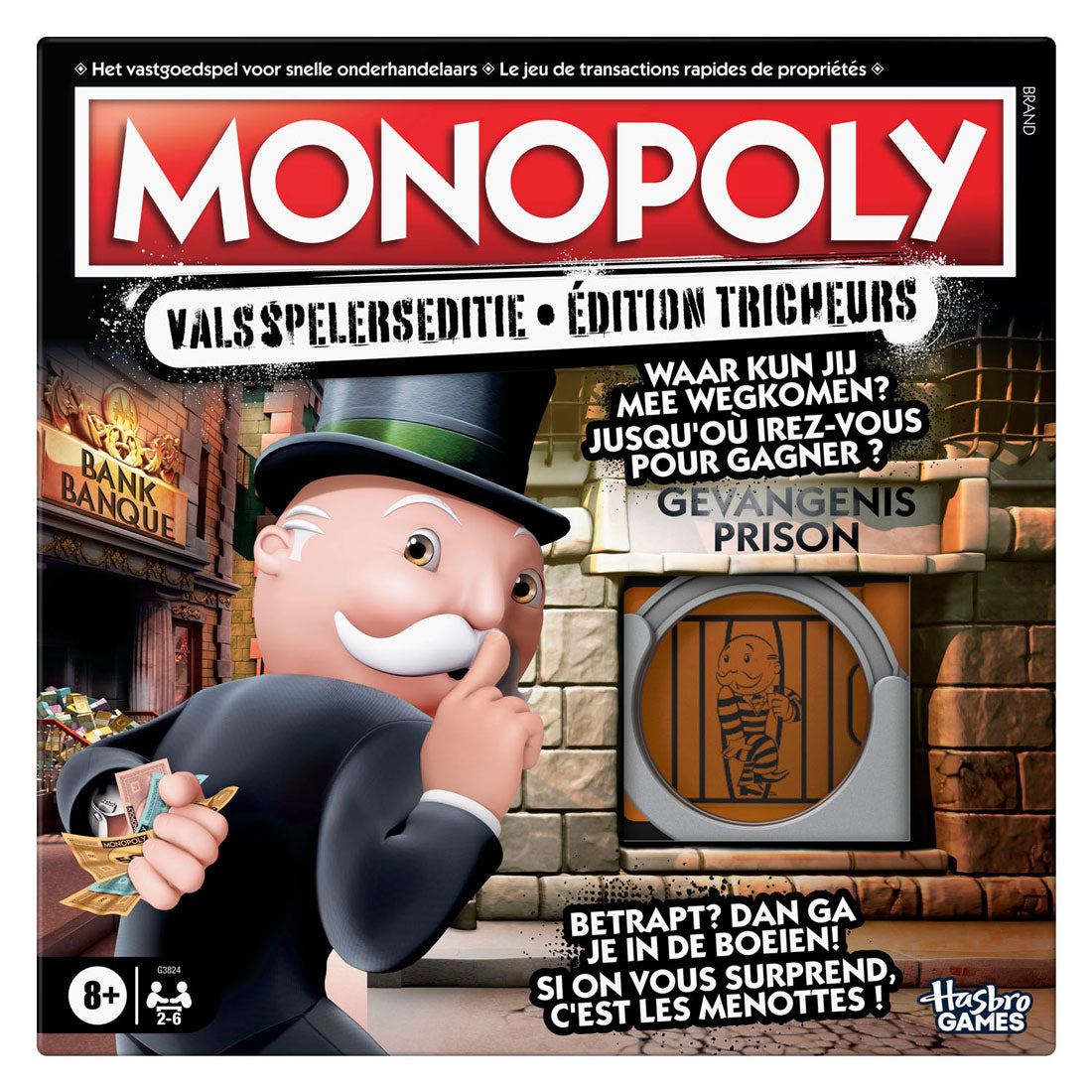 Hasbro monopoly cheaters edition fr nl