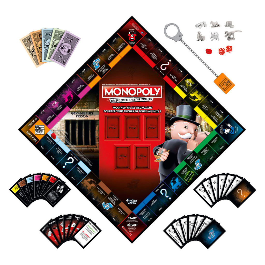 Hasbro monopoly cheaters edition fr nl