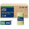 Poetspapier tork w5 vario roll 2-laags groen