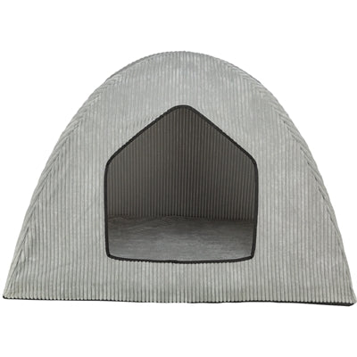 Trixie hondenmand tent jonna vital ribstof lichtgrijs