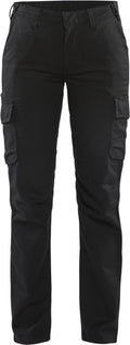 Blåkläder blaklader dames industrie werkbroek stretch 7144-1832 - zwart - c50