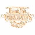 Tonic studios • essentials die set congratulations header