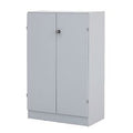 Kast niceday 80x42x127cm lichtgrijs