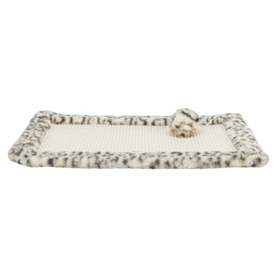 Trixie Kratzmatte mit Leopardenmuster, cremefarben