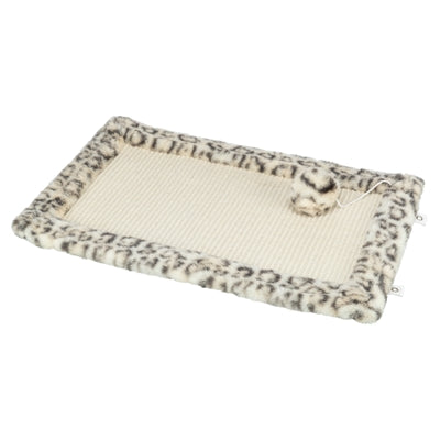 Trixie Kratzmatte mit Leopardenmuster, cremefarben